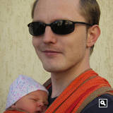 15. Apr '09: Der erste Ausflug mit dem stolzen Papa